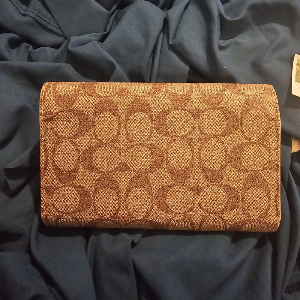 Coach Brown Signature Wallet - Picture 4 of 7